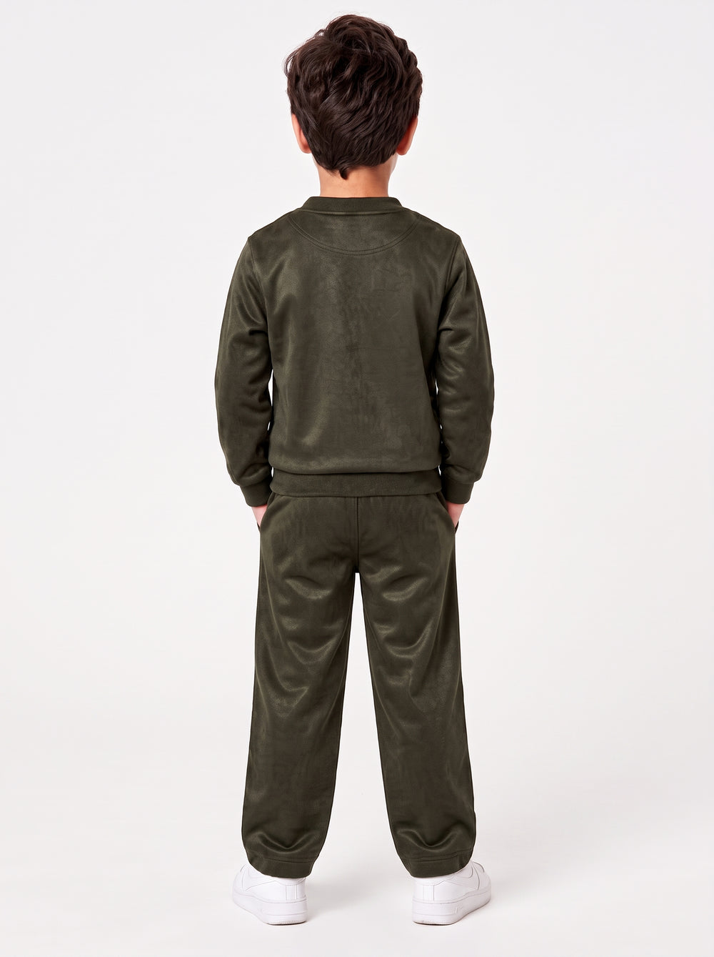 Spider-Man Tracksuit | OLIVE MICRO-FLEECE