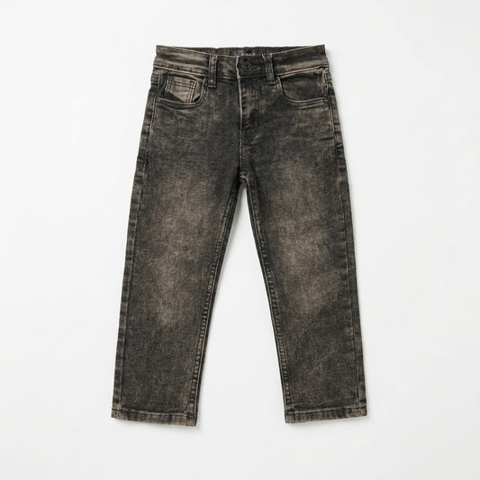 GREY RANDOM JEANS | ACID WASH
