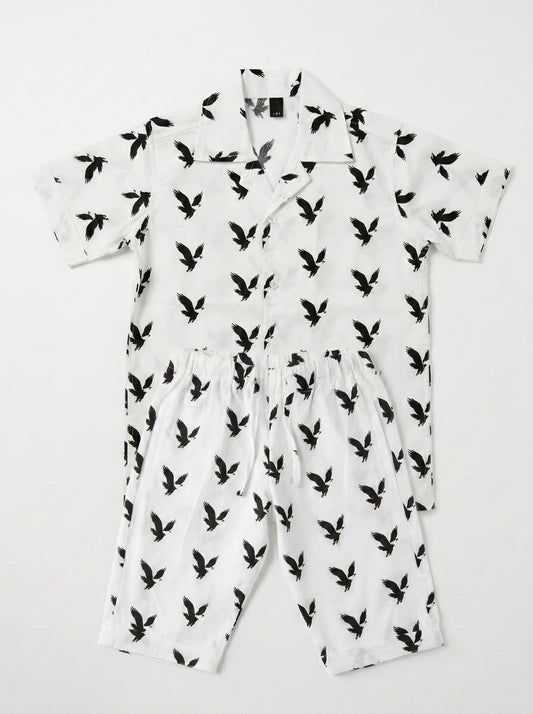 EAGLE PRINT | WHITE