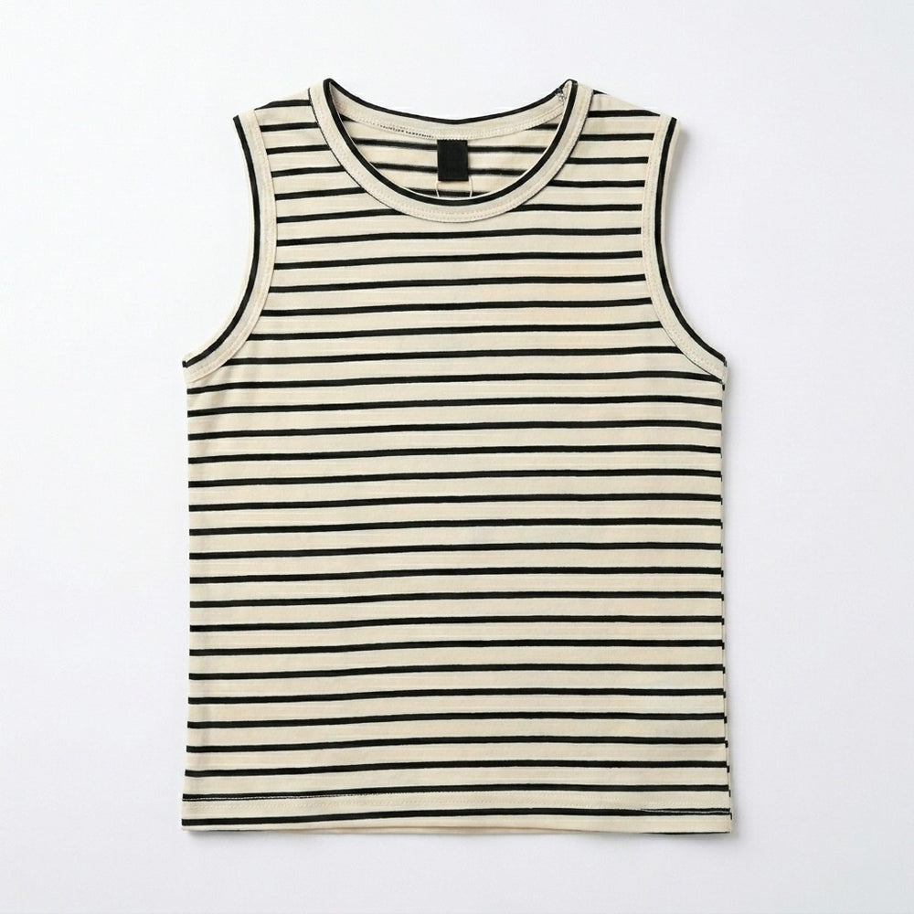 SANDO T-SHIRT | WHT\BLK