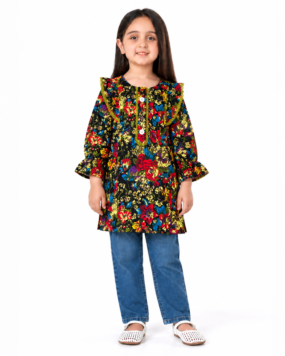 Floral Print Winter | Kurti