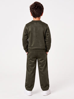 Spider-Man Tracksuit | OLIVE MICRO-FLEECE