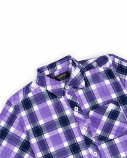 Boys Purple Check | Shirt