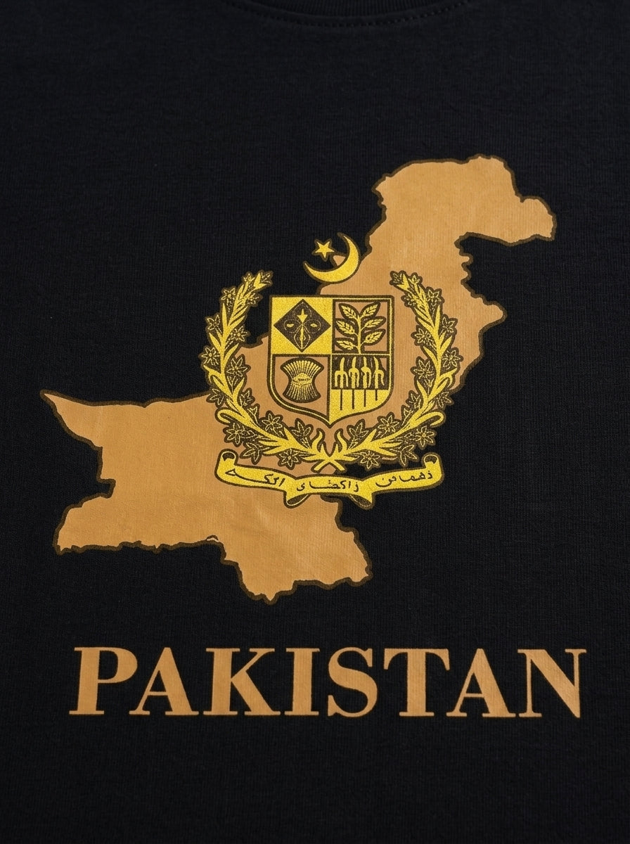 14 AUGUST T-SHIRT GOLDEN MAP