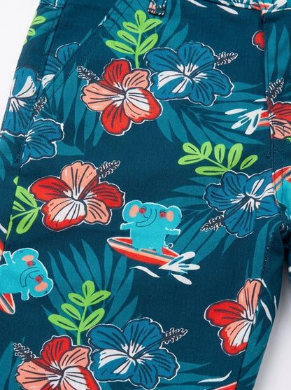 MULTI COLOR SHORTS | BLUE