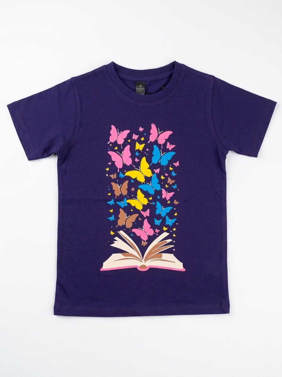 BUTTERFLY T-SHIRT | PURPLE