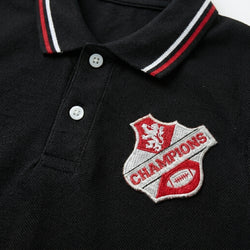 CHAMPIONS POLO | BLK | PK OLD MONEY