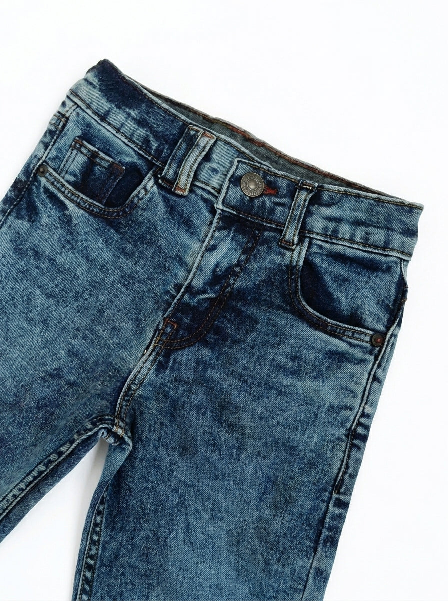 ACID WASH JEANS | BLUE
