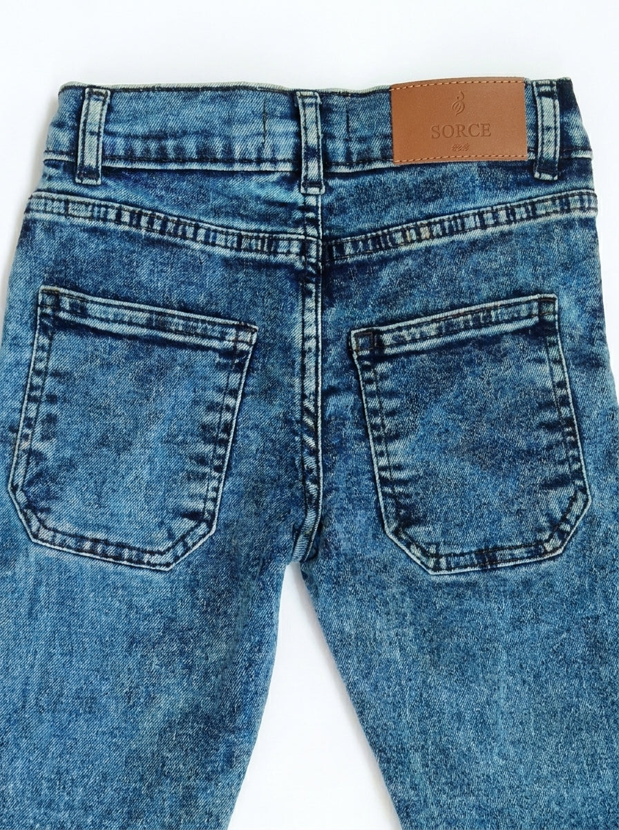 ACID WASH JEANS | BLUE