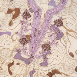 EMBROIDED FLORAL | OFF-WHITE