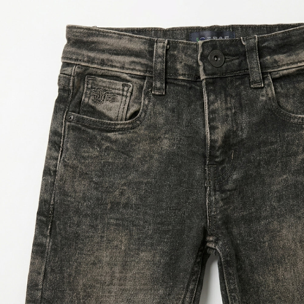 GREY RANDOM JEANS | ACID WASH