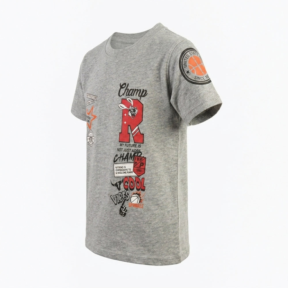 CHAMPS T-SHIRT | GREY