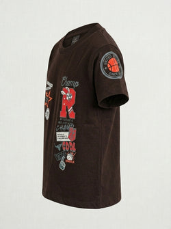CHAMPS TEE SHIRT | BROWN