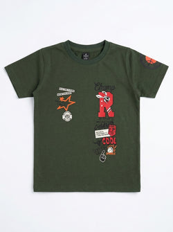 CHAMPS T-SHIRT | OLIVE