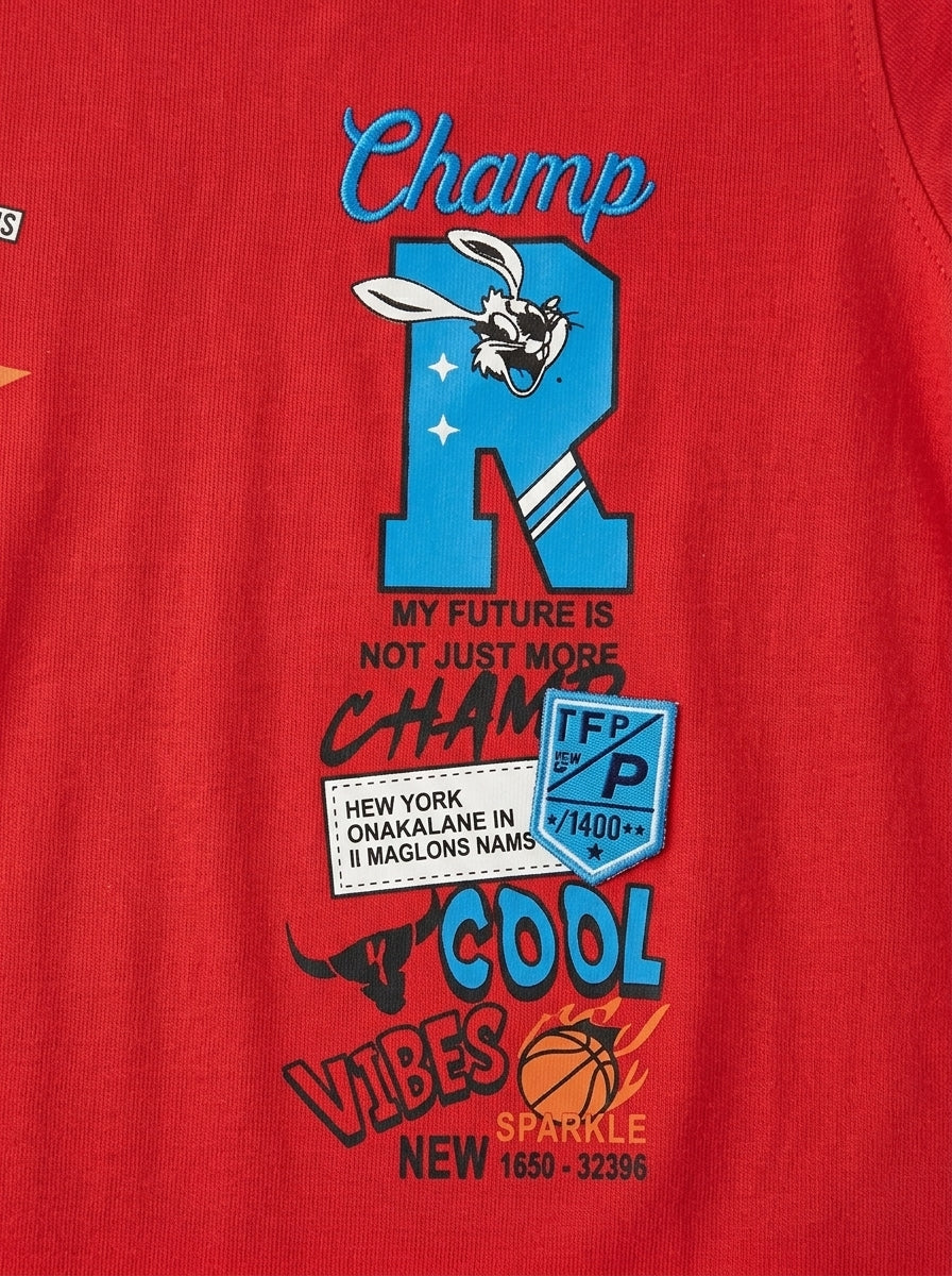CHAMPS T-SHIRT | RED