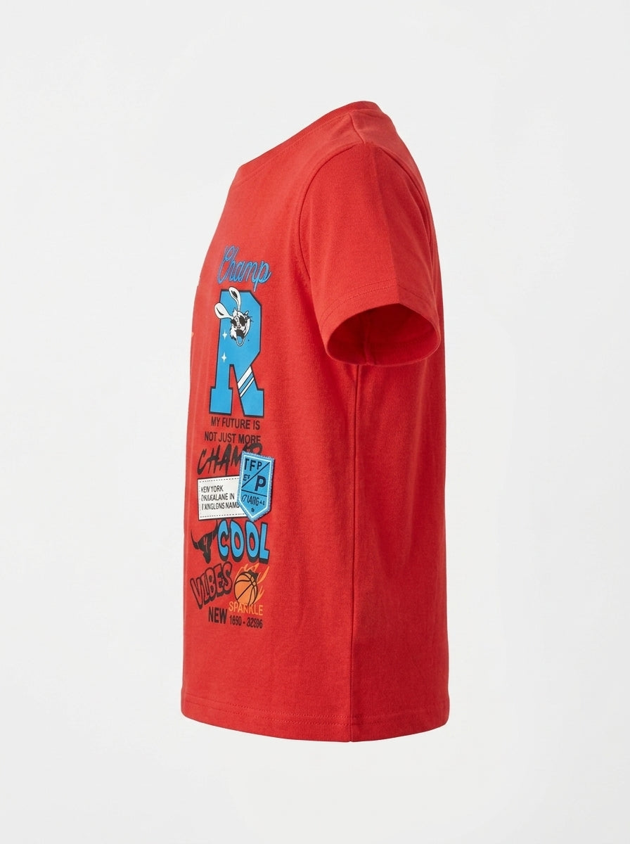 CHAMPS T-SHIRT | RED