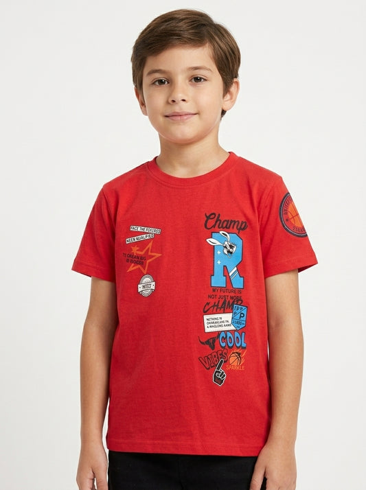 CHAMPS T-SHIRT | RED