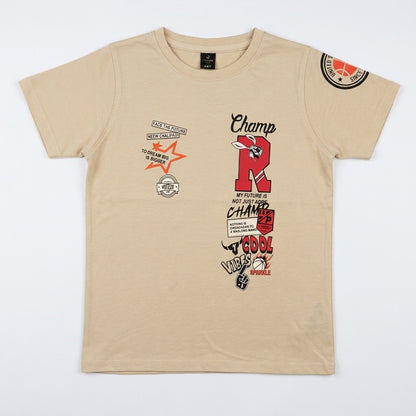 CHAMPS T-SHIRT | BEIGE
