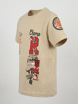 CHAMPS T-SHIRT | BEIGE