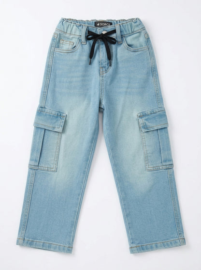 6 POCKET CARGO PANT | BLUE(LIGHT)
