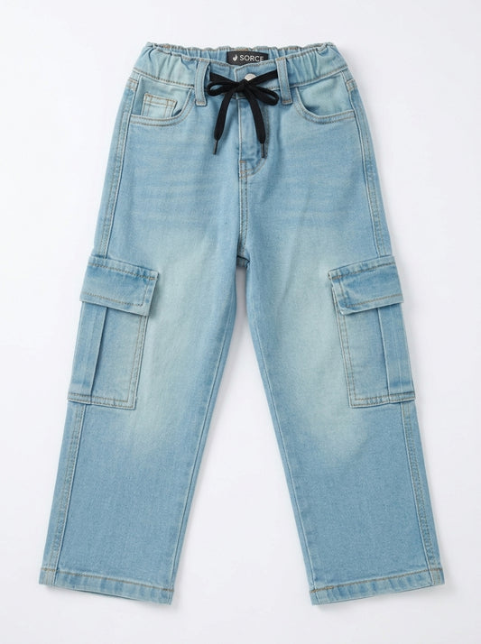 6 POCKET CARGO PANT | BLUE(LIGHT)