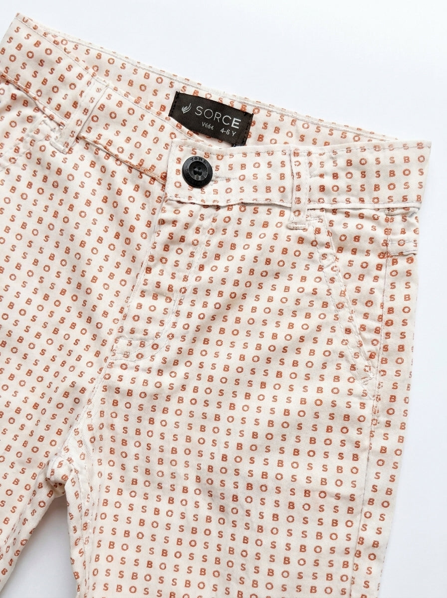 ABC SHORTS | OFF WHITE