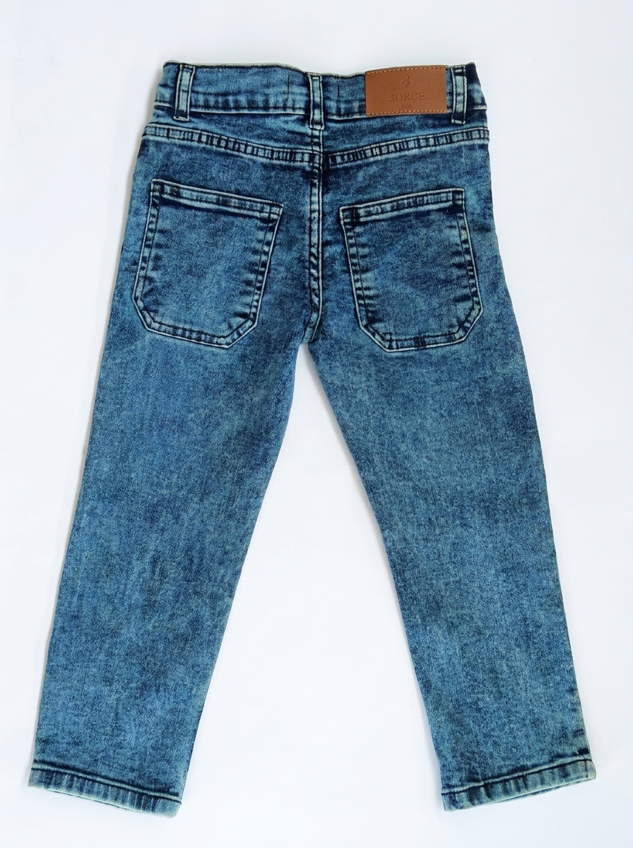 ACID WASH JEANS | BLUE
