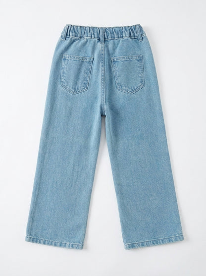 BUTTER FLY EMBROIDED | BLUE(LIGHT)