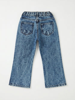 TIEKNOT EMBROIDED PANT | BLUE(RANDOM)