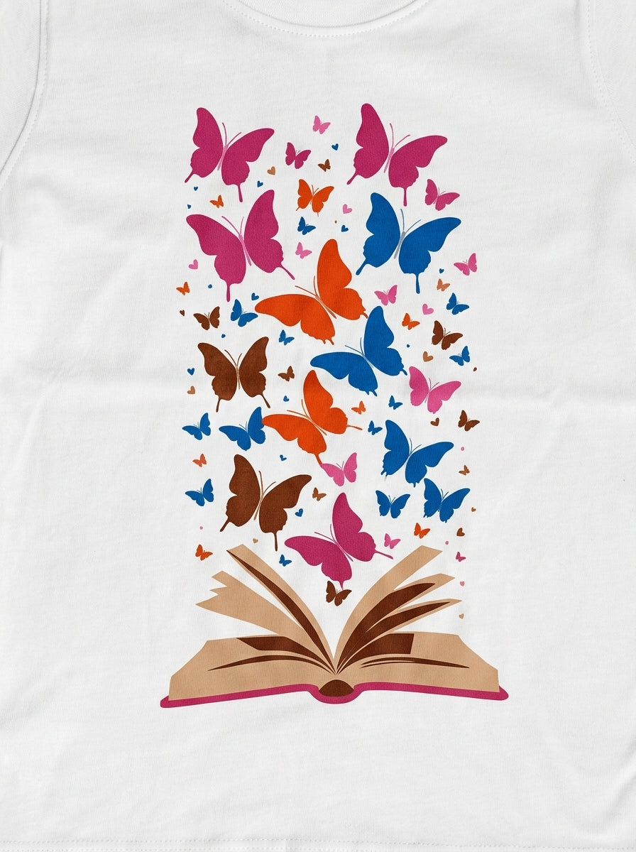 BUTTERFLY T-SHIRT | WHITE