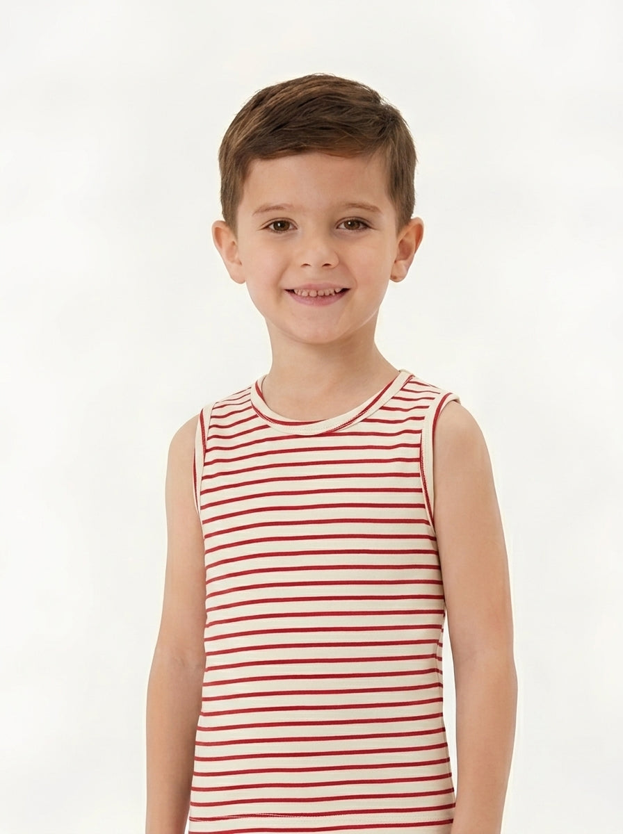 SANDO T-SHIRT | RED
