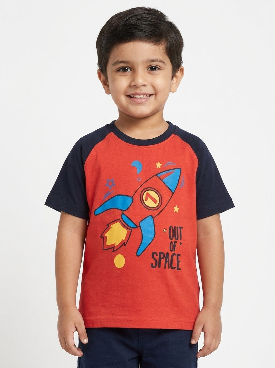 SPACE ROCKET T-SHIRT
