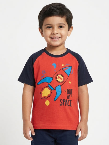SPACE ROCKET T-SHIRT