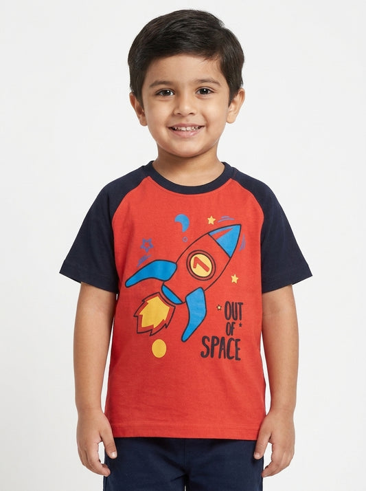 SPACE ROCKET T-SHIRT