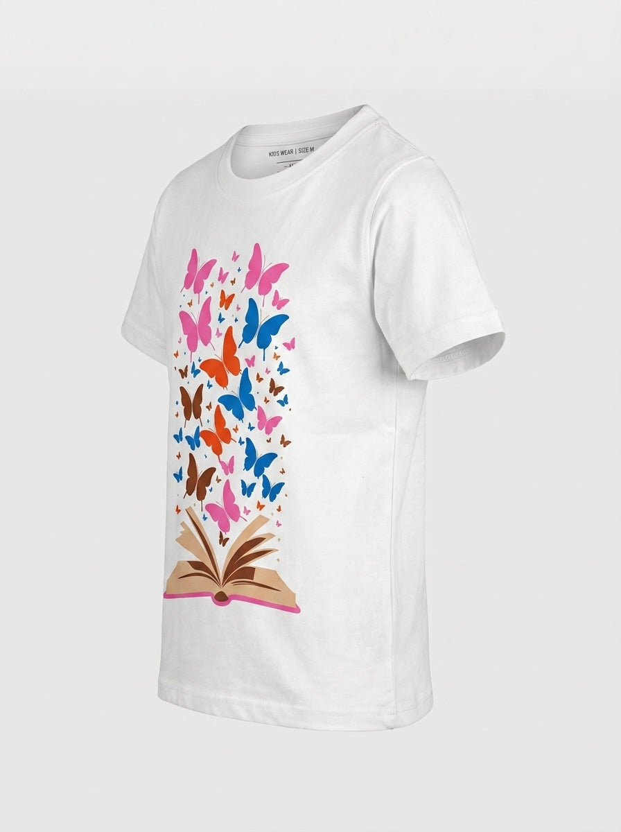 BUTTERFLY T-SHIRT | WHITE