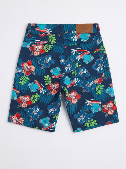 MULTI COLOR SHORTS | BLUE