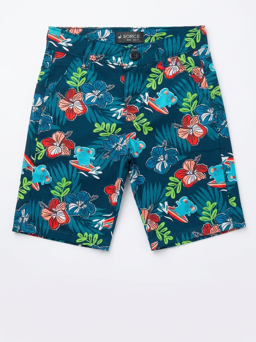 MULTI COLOR SHORTS | BLUE