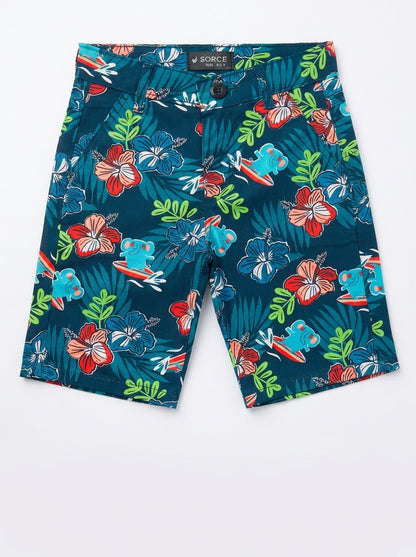 MULTI COLOR SHORTS | BLUE