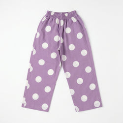 POLKA DOT SEQUENCE EMROIDED | PURPLE