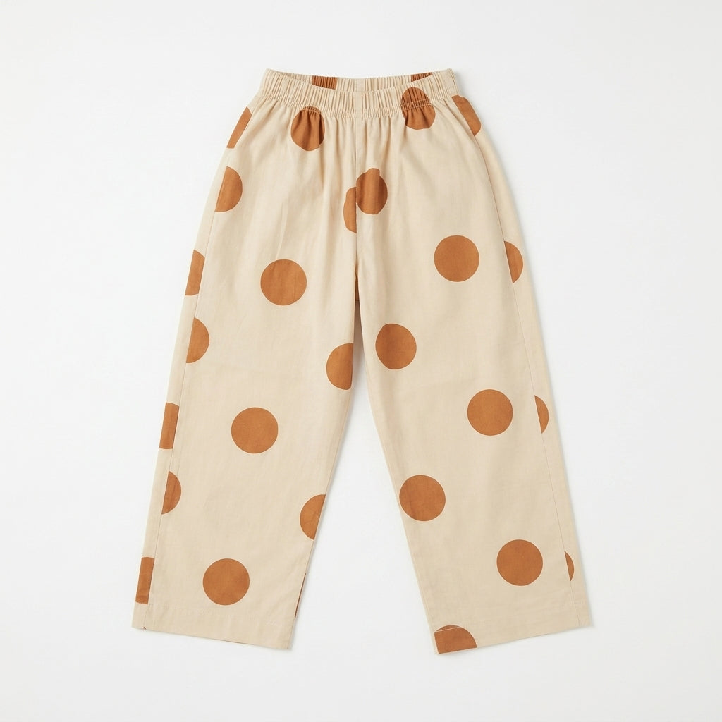 POLKA DOT SEQUENCE EMROIDED  | MUSTARD