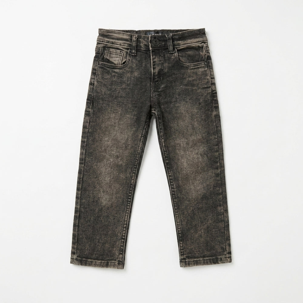 GREY RANDOM JEANS | ACID WASH