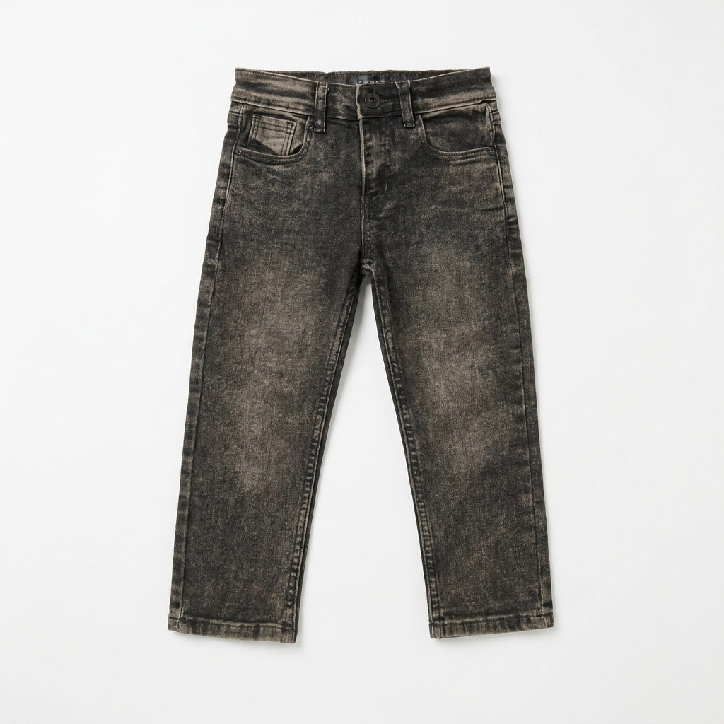GREY RANDOM JEANS | ACID WASH
