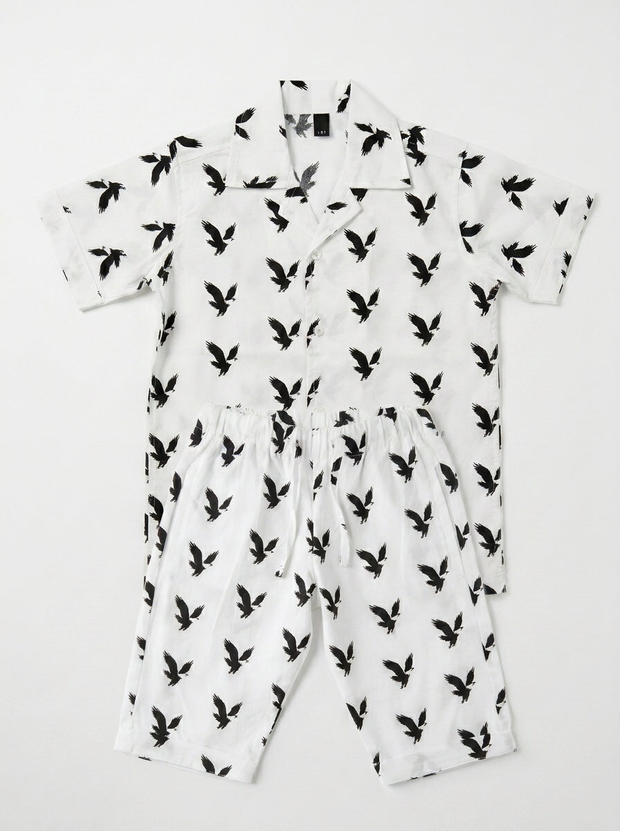 EAGLE PRINT | WHITE