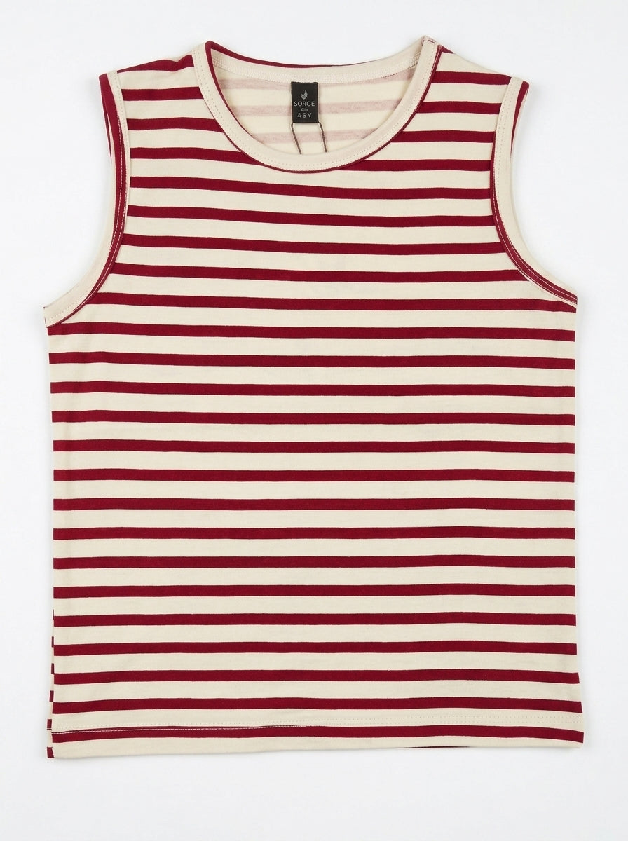 SANDO T-SHIRT REDISH