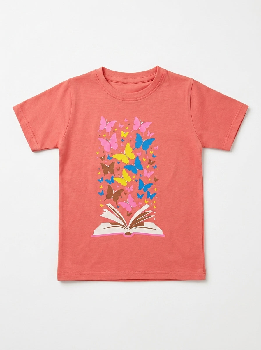 BUTTERFLY T-SHIRT | ORANGE