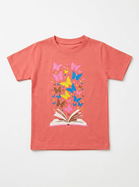 BUTTERFLY T-SHIRT | ORANGE
