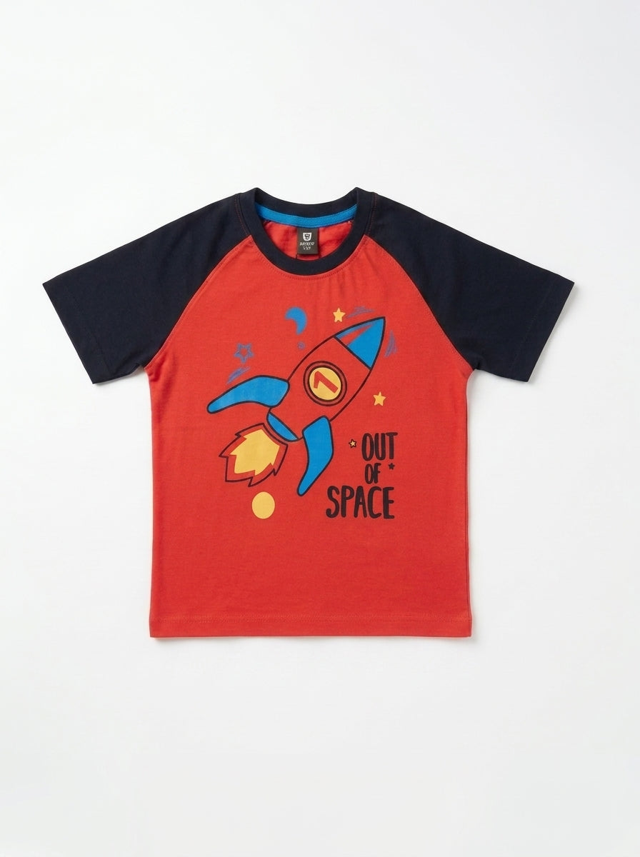 SPACE ROCKET T-SHIRT