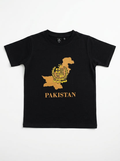 14 AUGUST T-SHIRT GOLDEN MAP