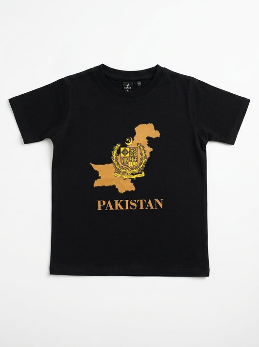 14 AUGUST T-SHIRT GOLDEN MAP
