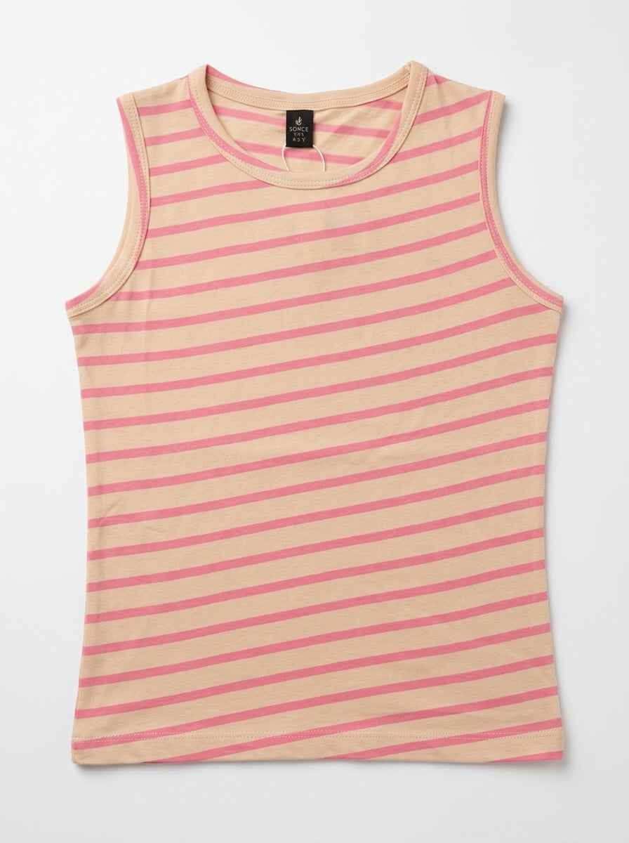 SANDO T-SHIRT | PINKISH